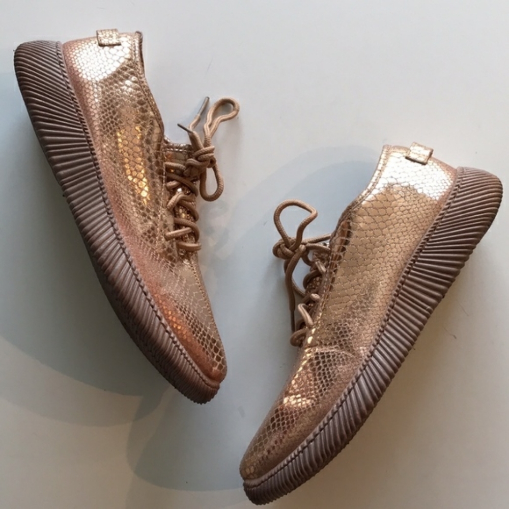 Rogue rose gold sneakers